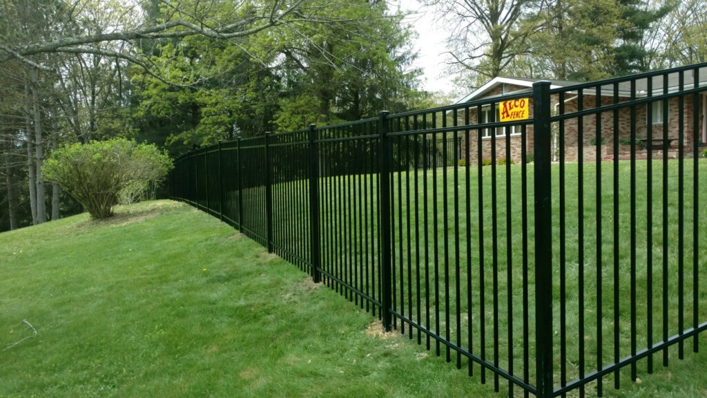 Photo of an aluminum fence from a fence company in West Virginia