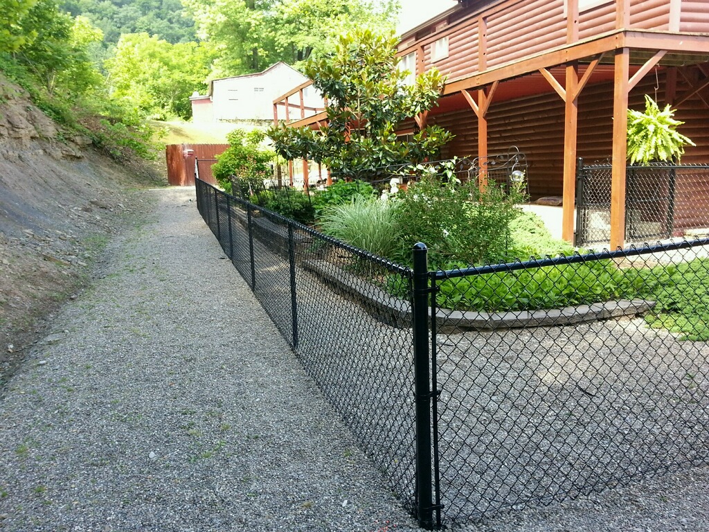 Photo of a chain link fence from a West Virginia fence company