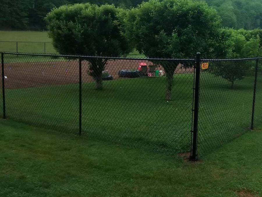 Photo of a North Central West Virginia chain link fence