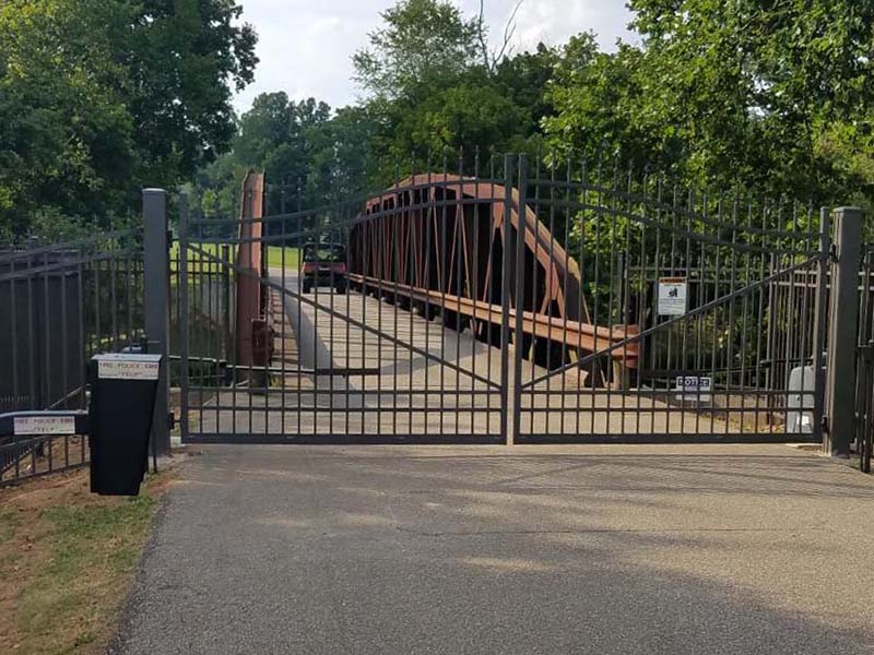 Photo of an access control system installed by fence company in Parkersburg WV