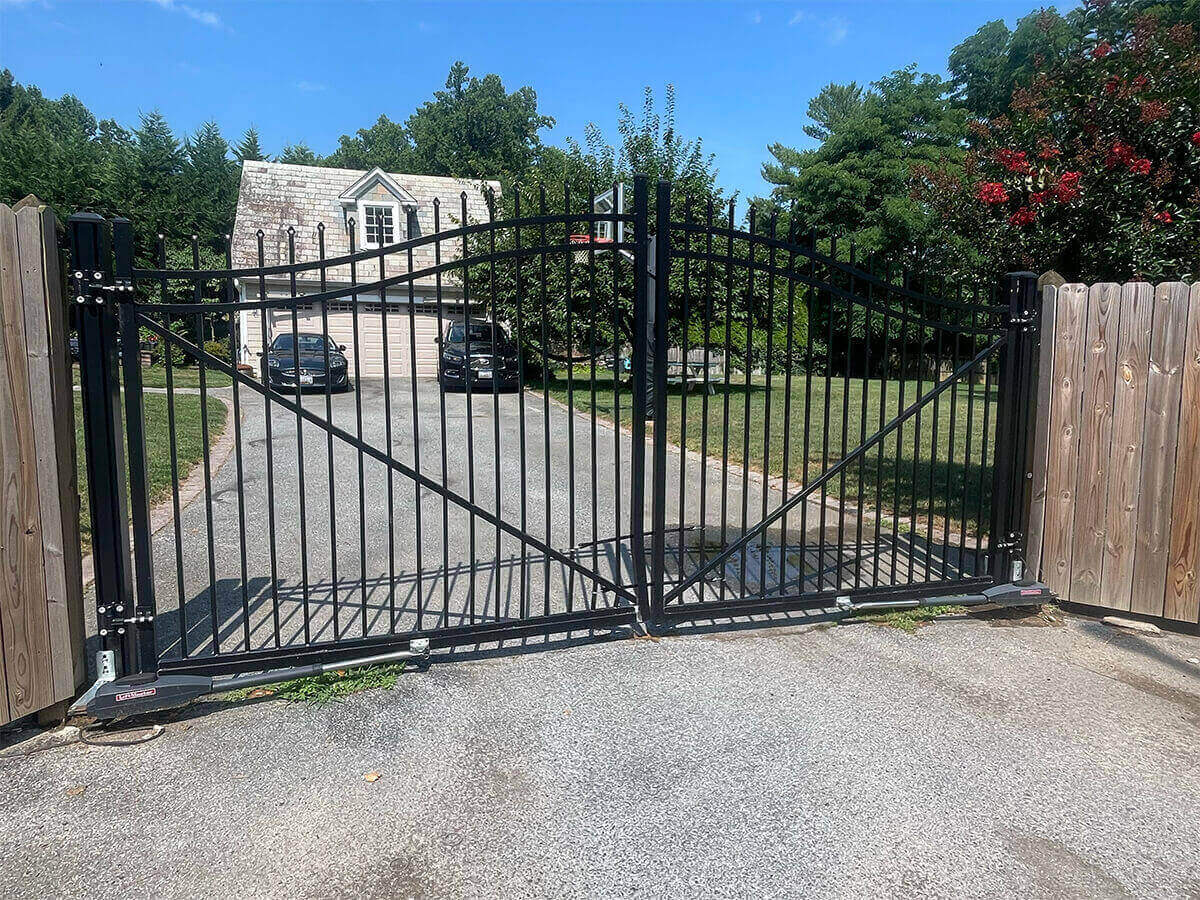 Photo of automatic gate in West Virginia