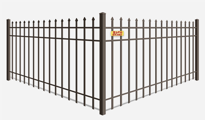 Aluminum decorative fencing in Morgantown West Virginia