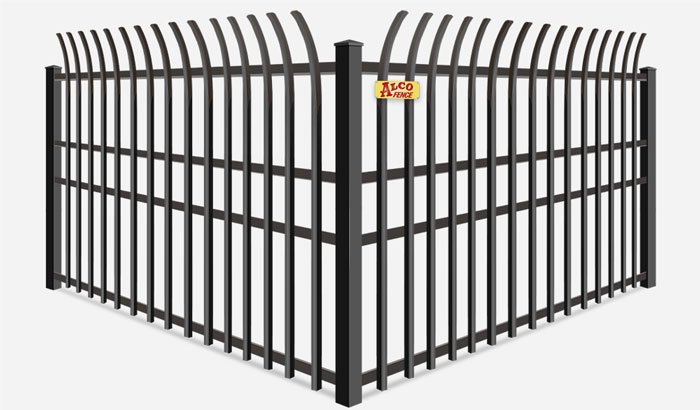 High security commercial ornamental steel fence contractor in West Virginia