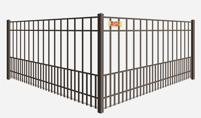 Metal pet fence with puppy pickets in West Virginia