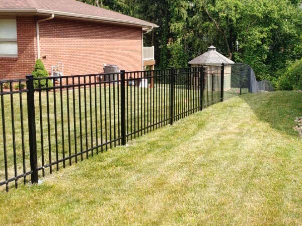 Fence with Morgantown West Virginia 3 Rail Aluminum Fence Installation Company in West Virginia