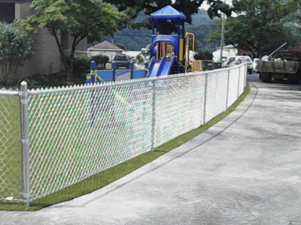 Fence with Chain Link Fence for Commercial Properties in Morgantown West Virginia in West Virginia