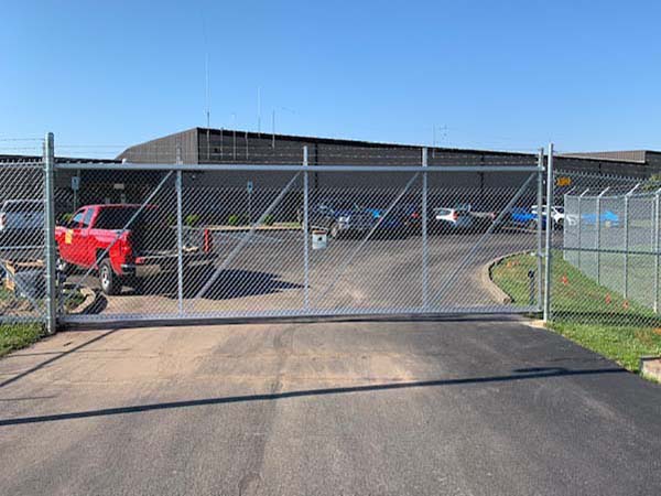 Fence with Chain Link Gate for Commercial Properties in Morgantown WV in West Virginia