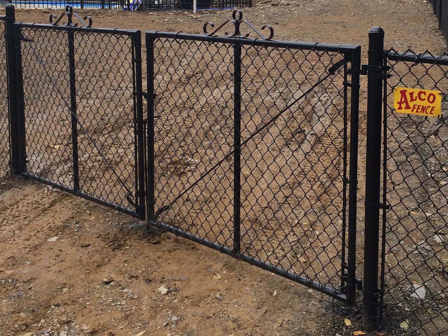 Fence with Morgantown West Virginia Decorate Chain Link Gate Installation in West Virginia