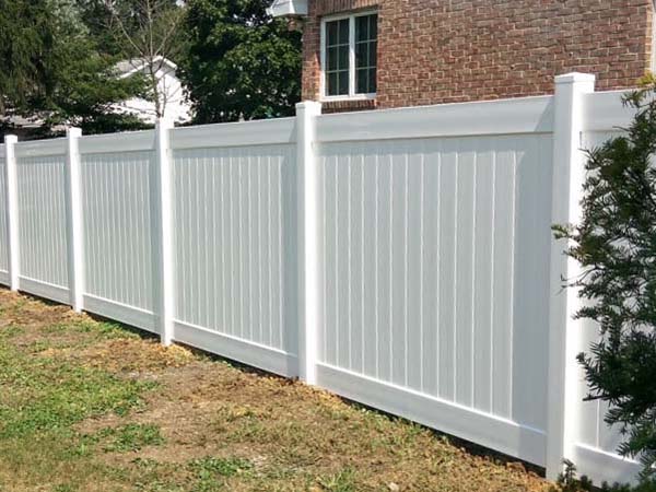 Fence with Morgantown West Virginia Full Privacy Vinyl Fence Company in West Virginia