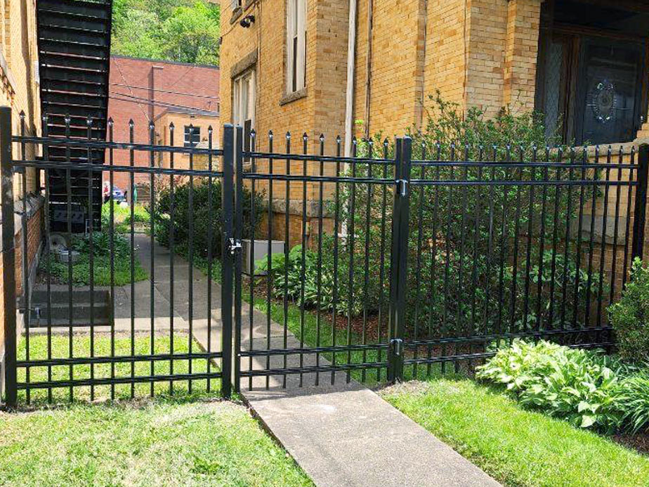 Security Fence Example in Fairmont West Virginia