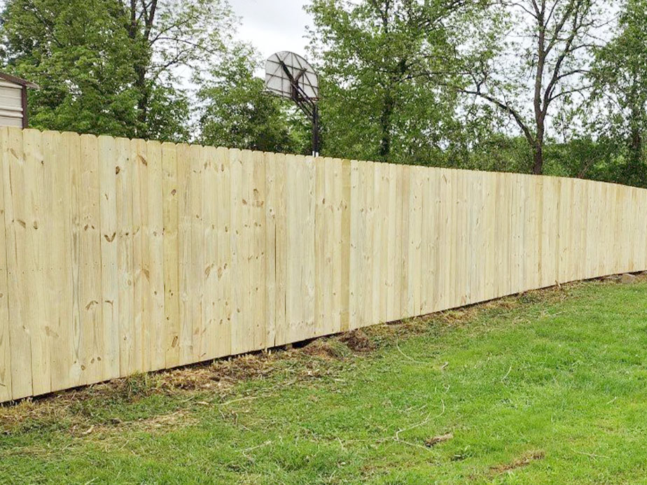 White Hall West Virginia wood privacy fencing
