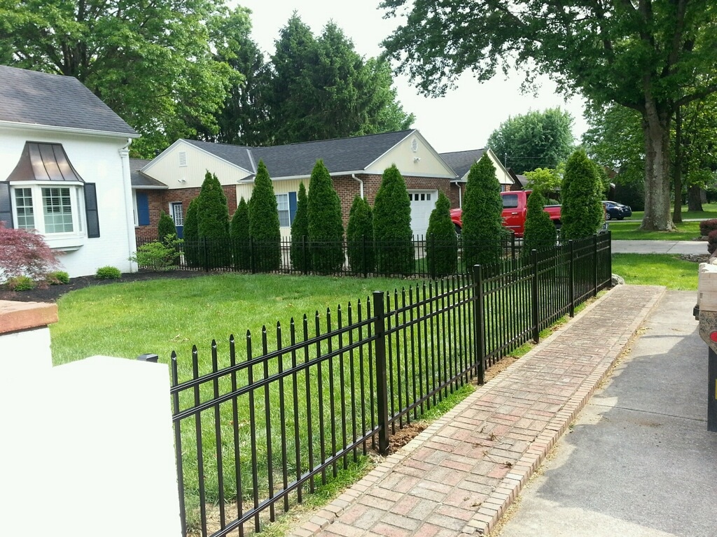 Residential Ornamental Aluminum Fencing Project
