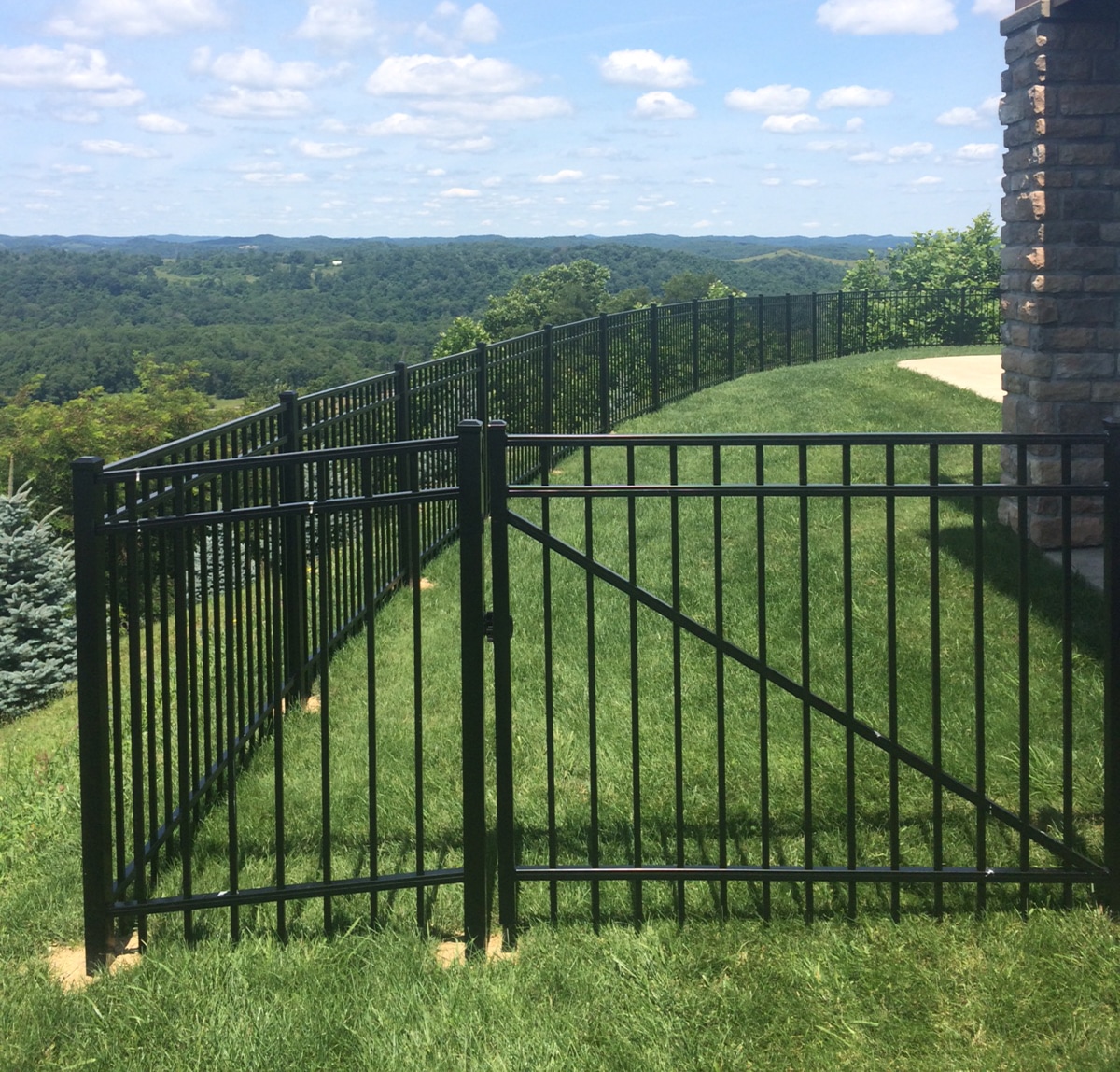 Residential Ornamental Aluminum Fencing Project